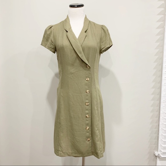Hem & Thread Retro Style Dress Button Front - Picture 1 of 7